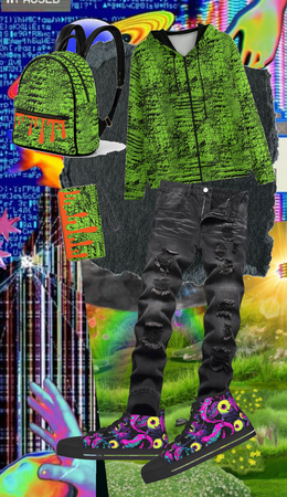 Ripped jeans simulation
