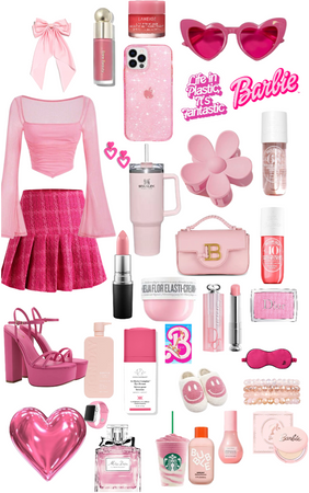 pink Barbie fit🩷💗🌸🌺🎀🦩