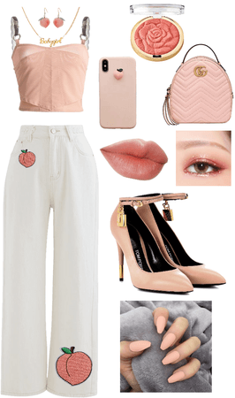 peach outfit inspiration