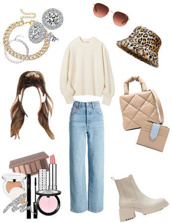 neutral color outfit