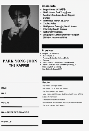 ★ .. 𝗝𝗔𝗬 Profile (UPDATED!)