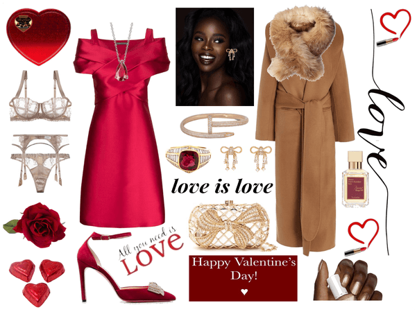 Valentine's day in ruby ​​color: a sexy and refine
