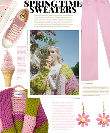 Knit Wear: 90s Inspired/Strawberry Cone