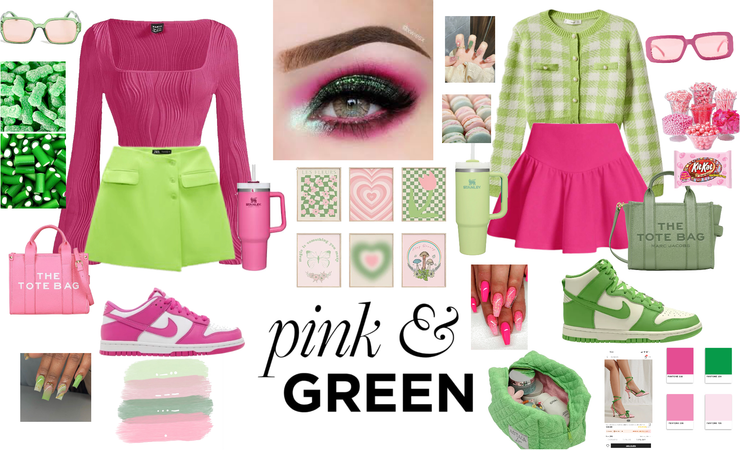 pink and green challenge