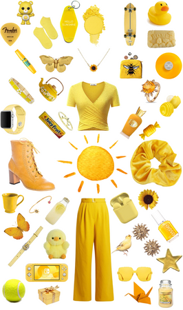 yellow of the sun
