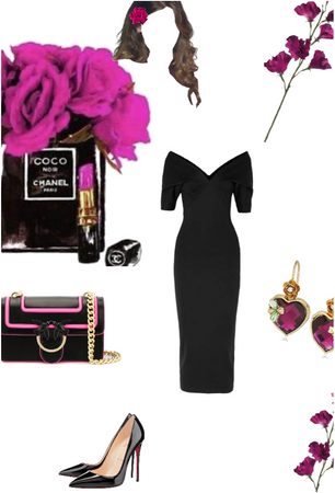 gorgeous black and magenta