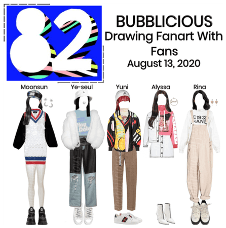 BUBBLICIOUS (신기한) Hello82: Drawing Fanart W/ Fans