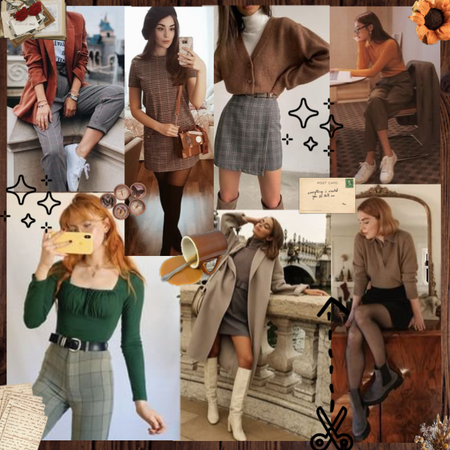 Dramatic Classic Style in Muted Autumn Palette