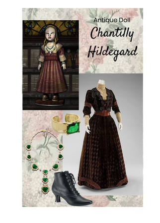 Antique Doll: Chantilly Lace