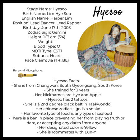 HYESOO Profile