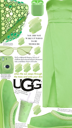 UGG green slippers