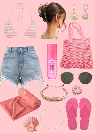 Beach day(pink)