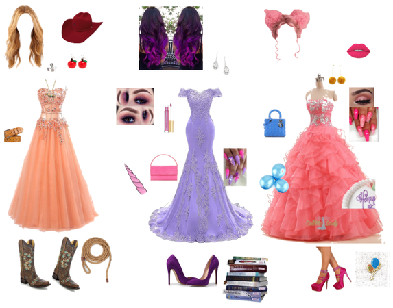 Twilight , Applejack , Pinkie * MLP * Prom Dresses