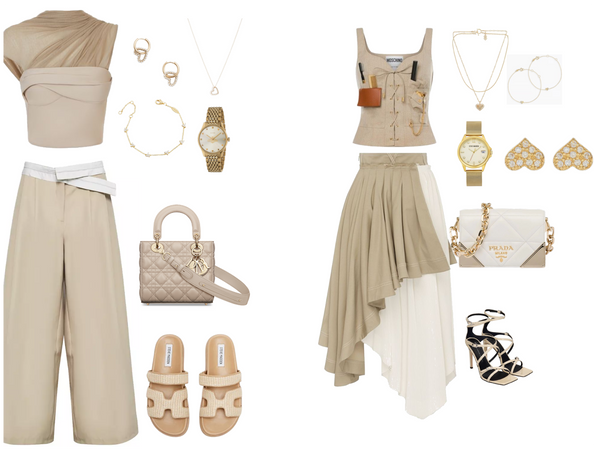 beige outfits>>>