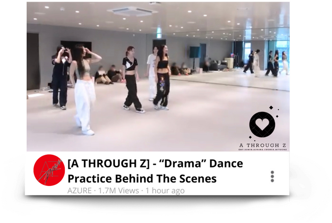 AZURE(하늘빛) "Drama" Dance Practice Behind