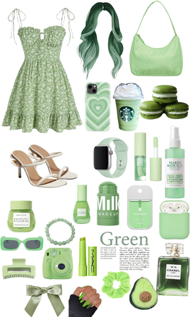 green outfit 💚💚