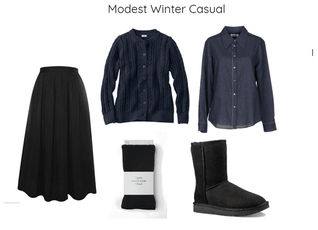 Modest Winter Casual