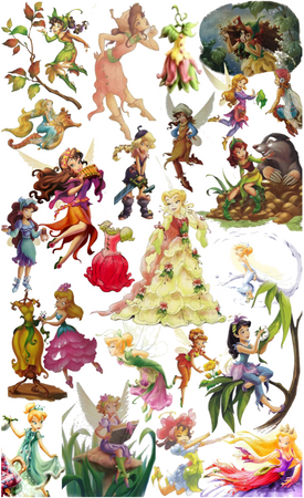 Best Dressed Fairies in Pixie Hollow Moodboard
