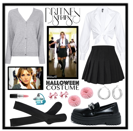 Britney Spears baby one more time Halloween costume