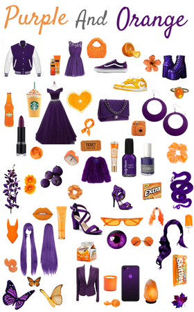 🌂 Purple 🌂 AND 🍊 Orange 🍊