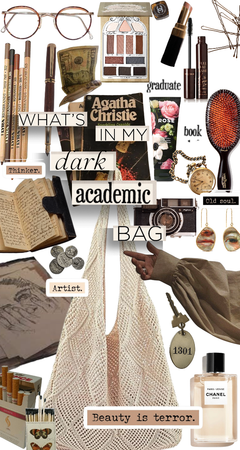dark academia bag