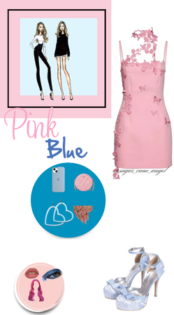 Pink & blue spring