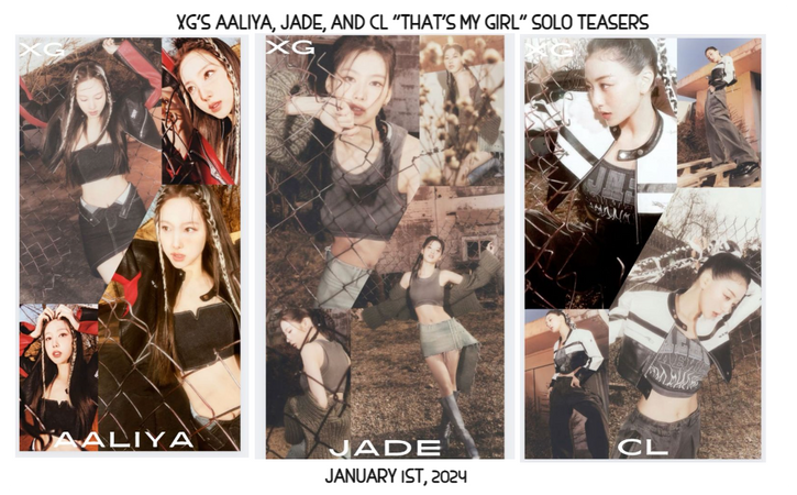 XG's "That's My Girl" Solo Teasers