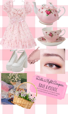 pink floral tea party fit<3