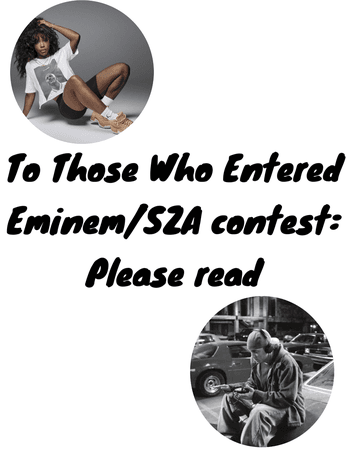 Eminem/SZA aesthetic announcement: no awards to be given. My apologies