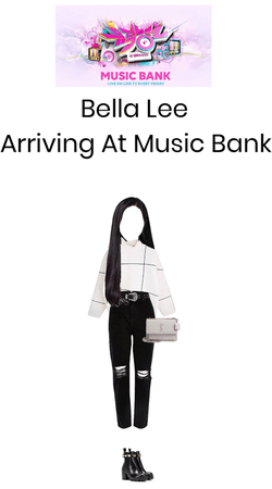 Bella Lee Arriving At Music Bank