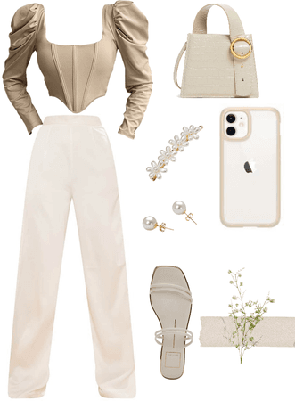 cream day outfit