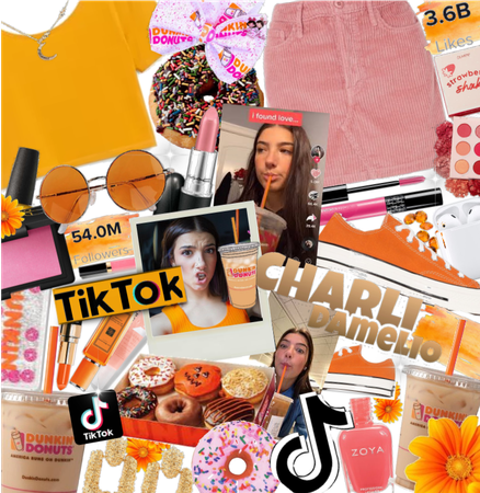 Dunkin donut tik  too inspired by Charli look