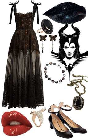 maleficent inspired prom