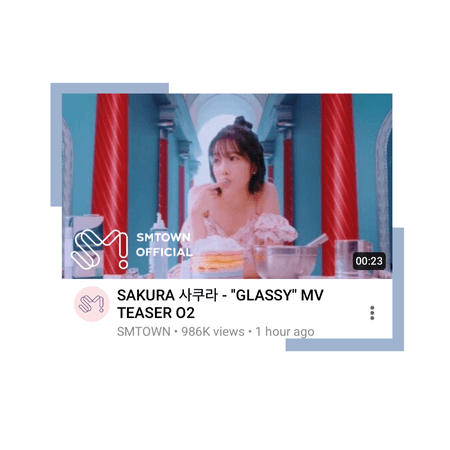(사쿠라) SAKURA - ‘GLASSY’ MV TEASER O2
