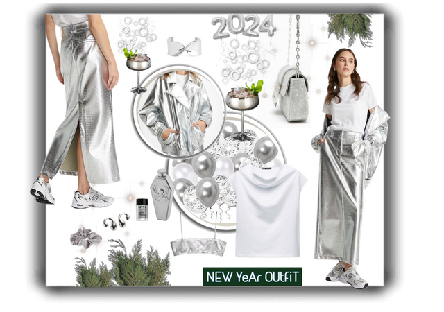 Silver New Year Outfit