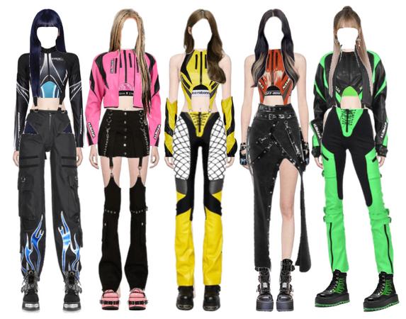 Techwear [ aespa - Illusion ] Stage outfits