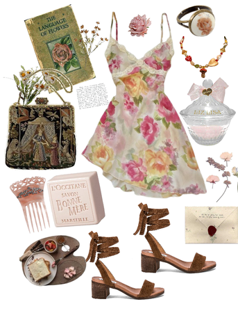 summer fairy floral dress inspo