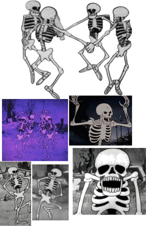 spooky scary skeletons that shivers down your spine