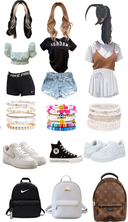 pick an outfit for school using 123