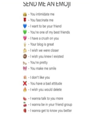 Send me an emoji