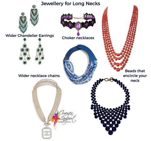 Jewellery for long necks