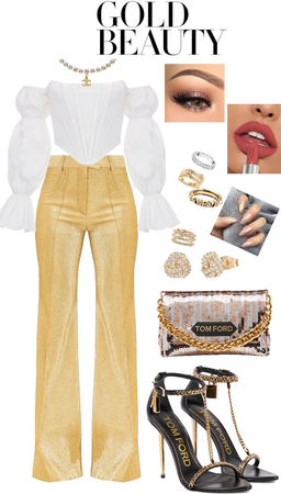 Gold outfit