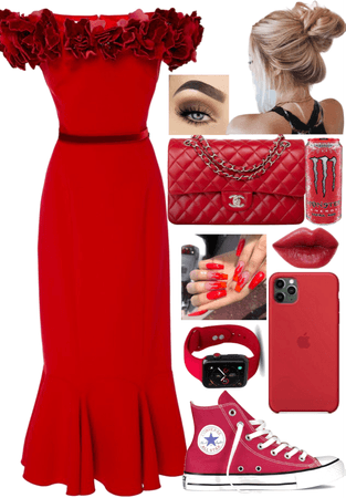 Styling this red dress