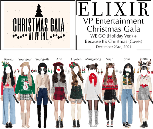 ELIXIR (엘릭서) | Performing at VP Ent.’s Christmas Gala
