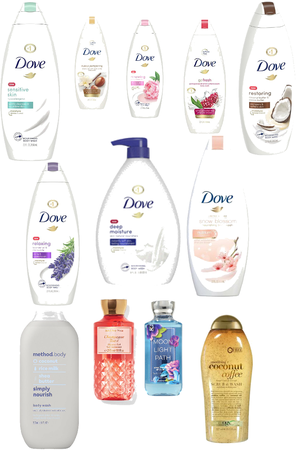 body wash products
