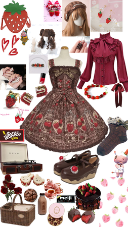 Chocolate Strawberry Coord