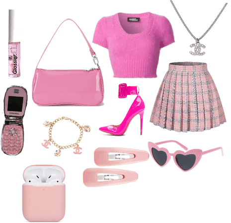 pink themed/mean girls