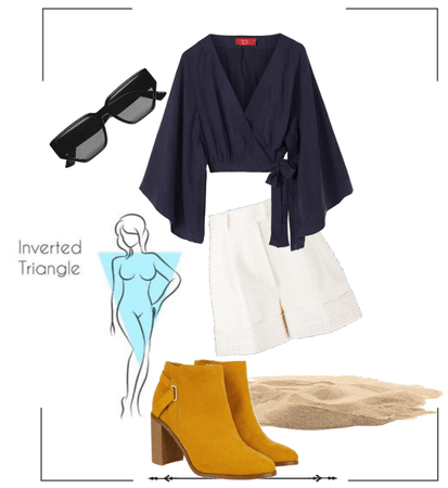 beach outfit| inverted triangle