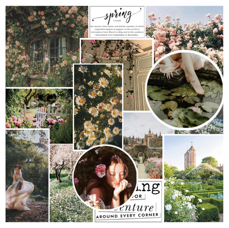 Fresh Warmth and Flower Scents ~ Spring Collage