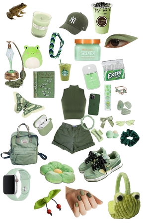 Green Themed Fit !!
